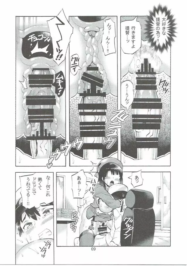 高雄さんとアソコの大っきな少年提督 10ページ