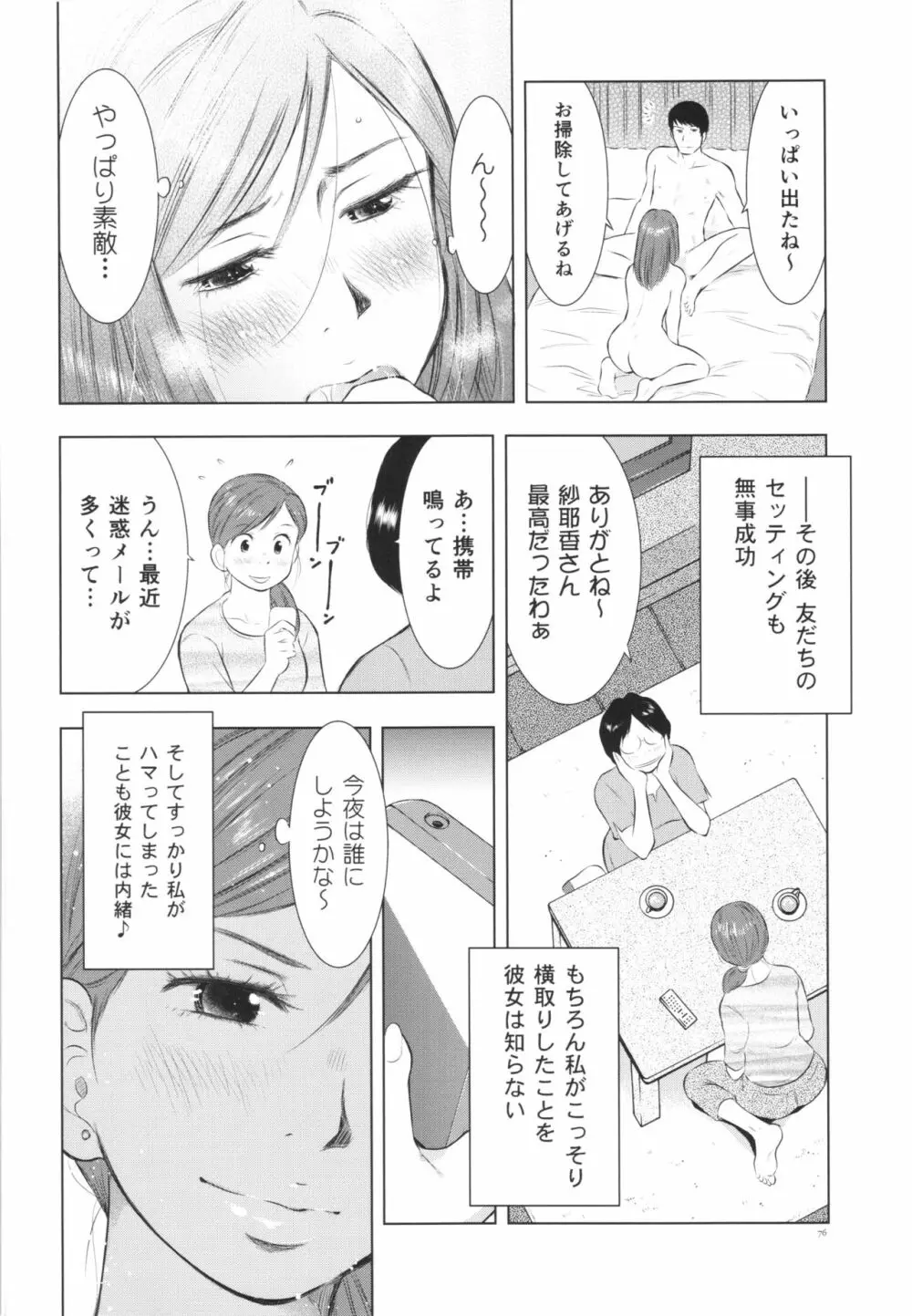 人妻図鑑3 76ページ