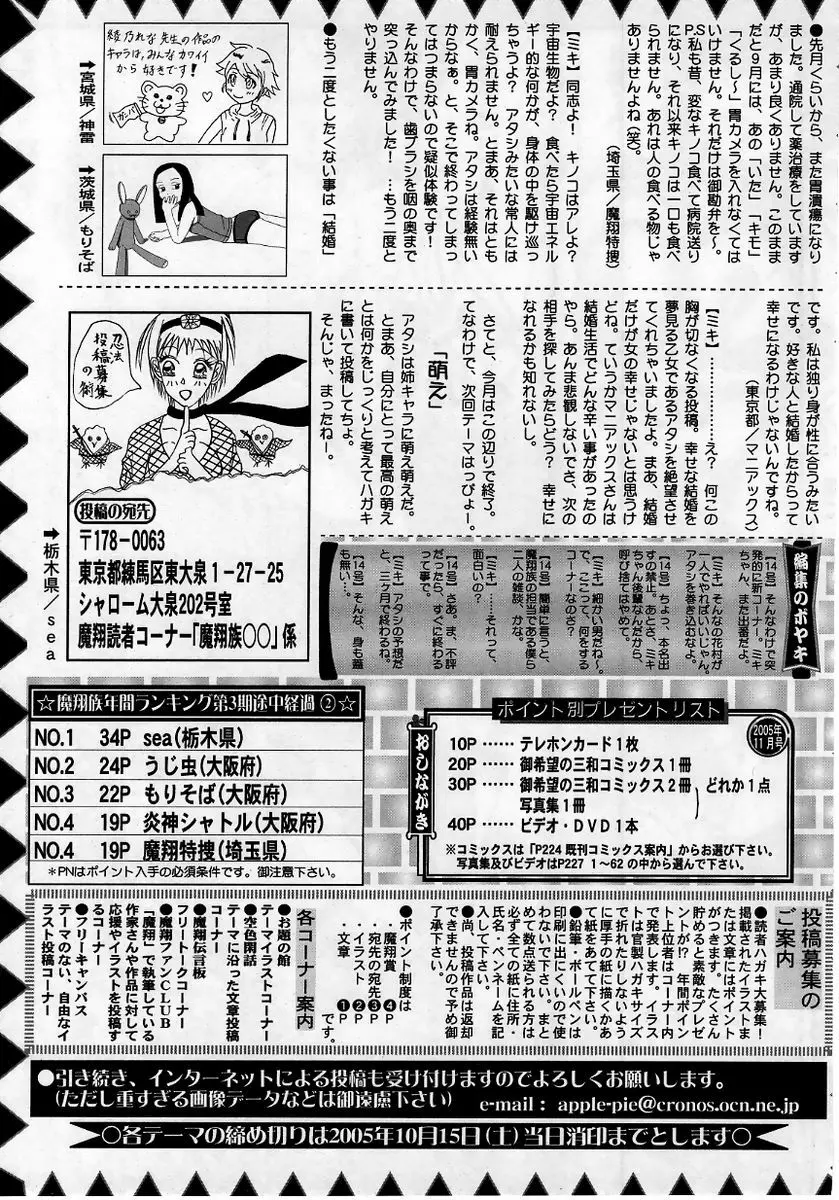 コミック・マショウ 2005年11月号 231ページ