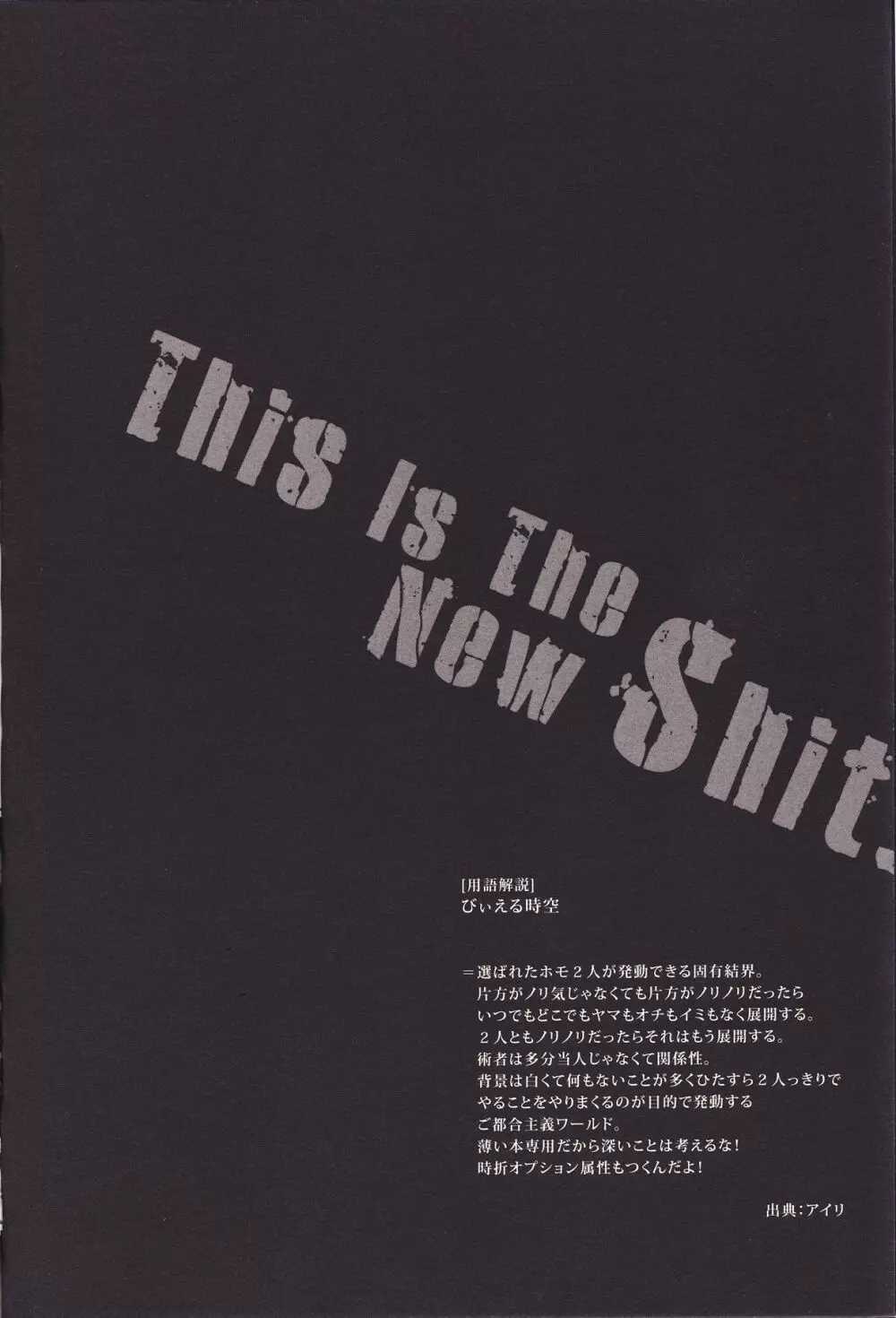 This Is The New Shit 3ページ