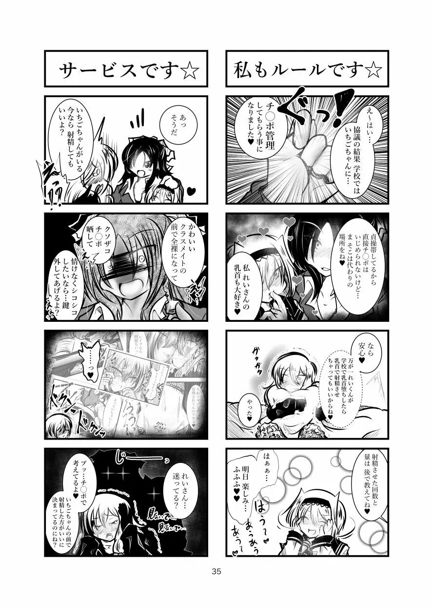 クッキー☆射精管理マンガ Vol.1 34ページ