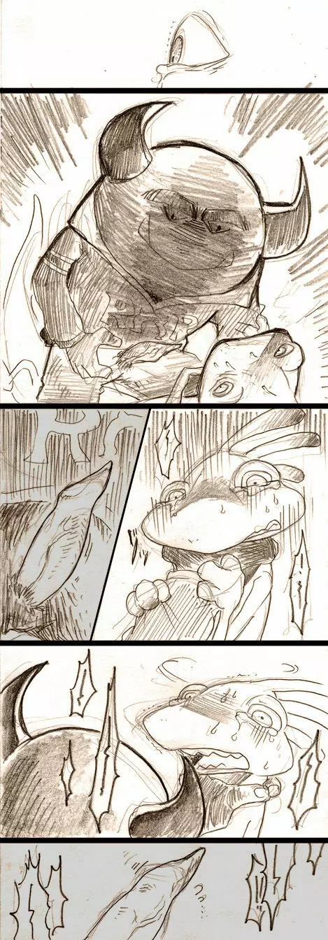 ジョニ→ランレイプ漫画【注意】 4ページ