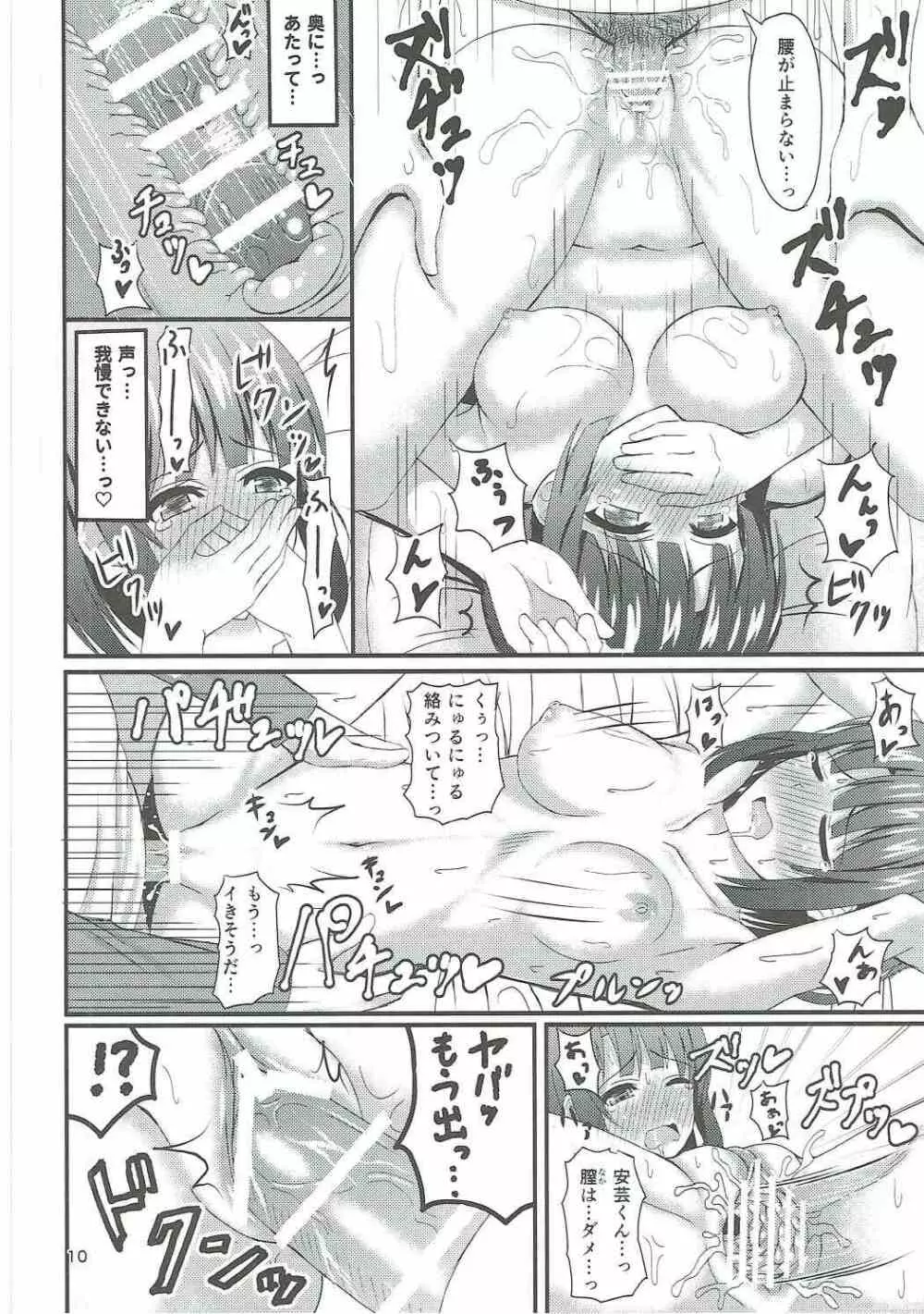 (COMIC1☆11) [Mutant (白水ミュウタ)] 冴えない彼(ともやくん)のオトしかた (冴えない彼女の育てかた) 9ページ
