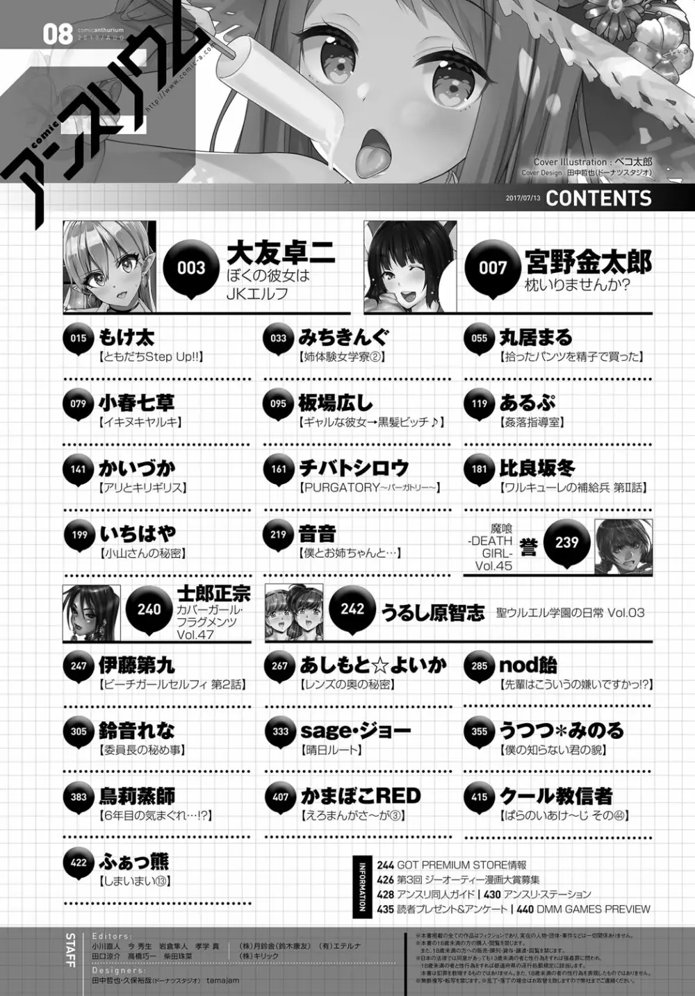 COMIC アンスリウム 2017年8月号 435ページ