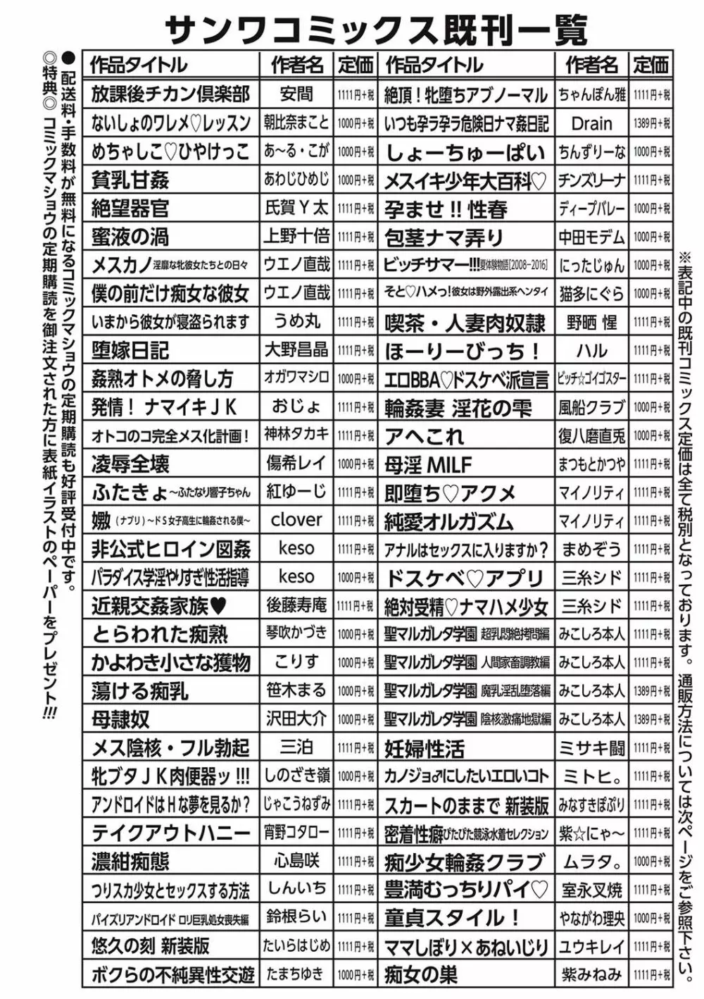 コミック・マショウ 2017年9月号 283ページ