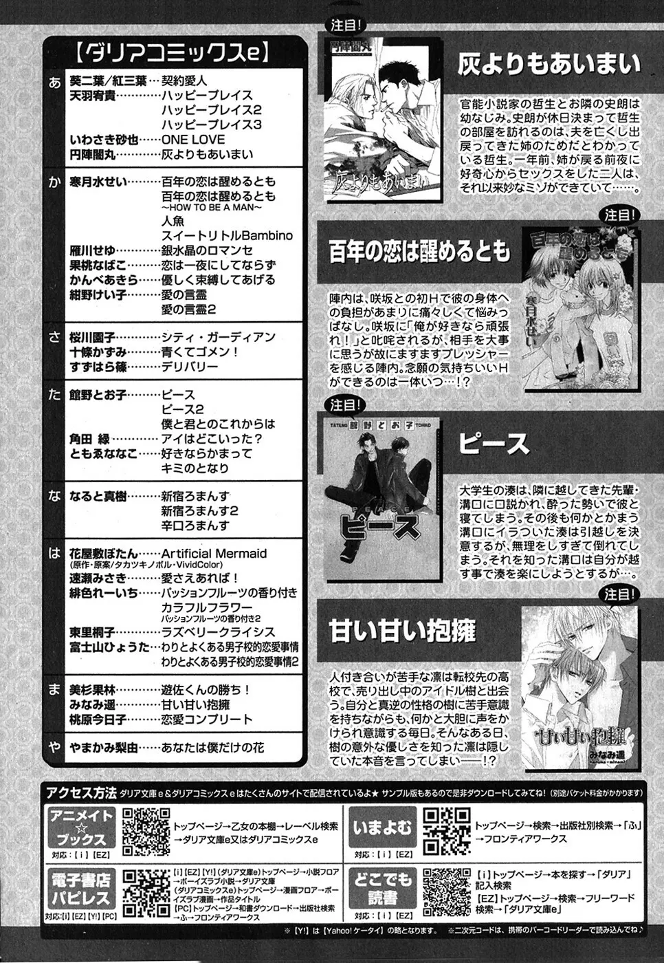 ダリア 2007年10月号 72ページ