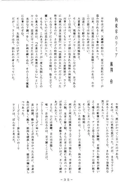 拘束専鑑 34ページ