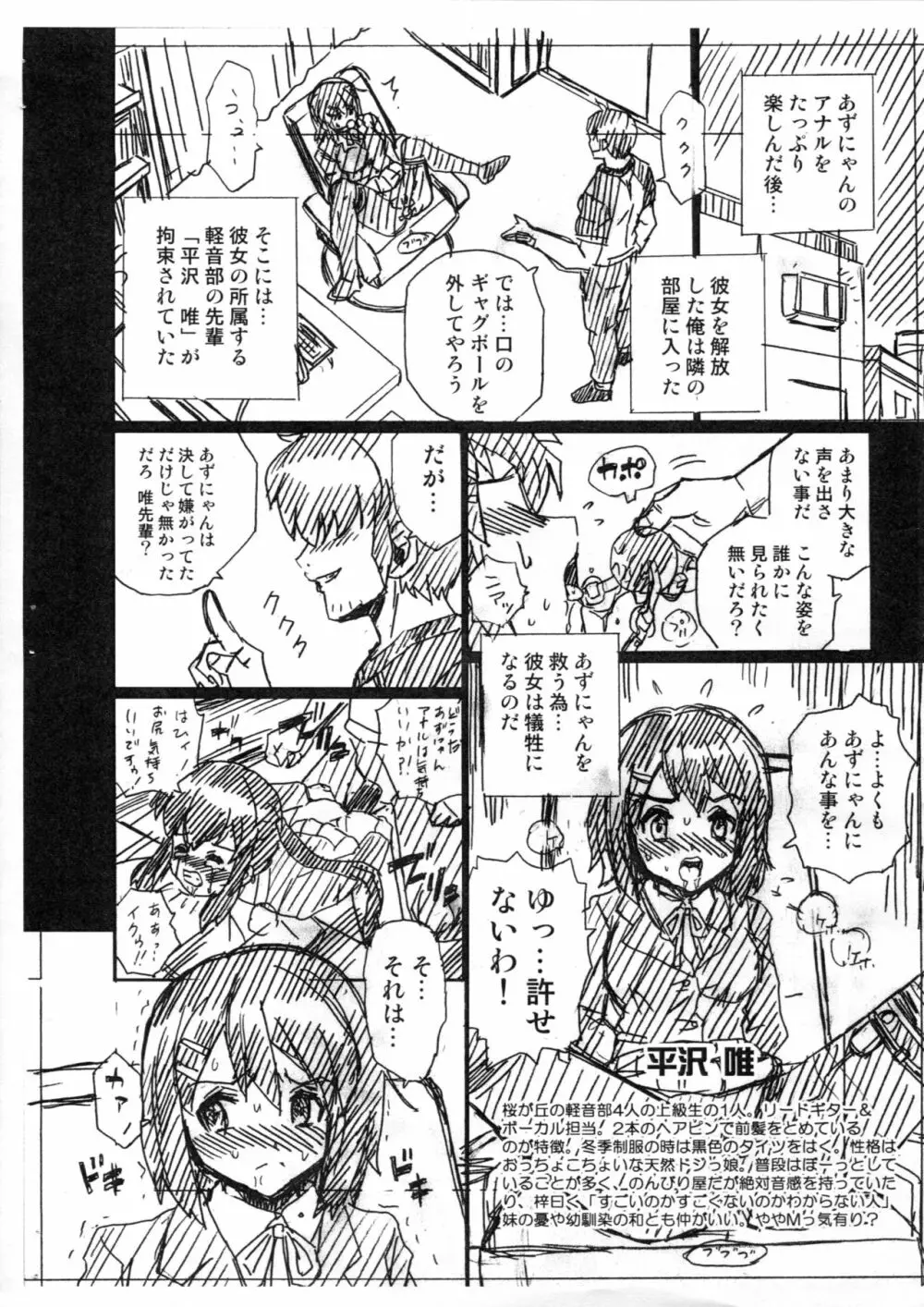 (C89) [RAT TAIL (IRIE YAMAZAKI)] TAIL-MAN K-ON! BOOK 2 YUI (けいおん!) 2ページ