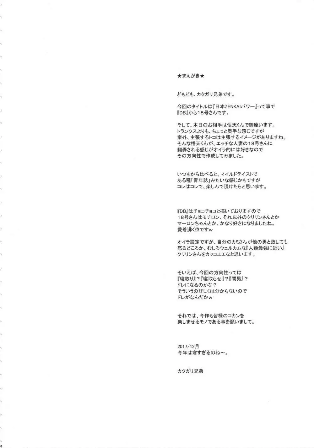 日本ZENKAIパワー 3ページ