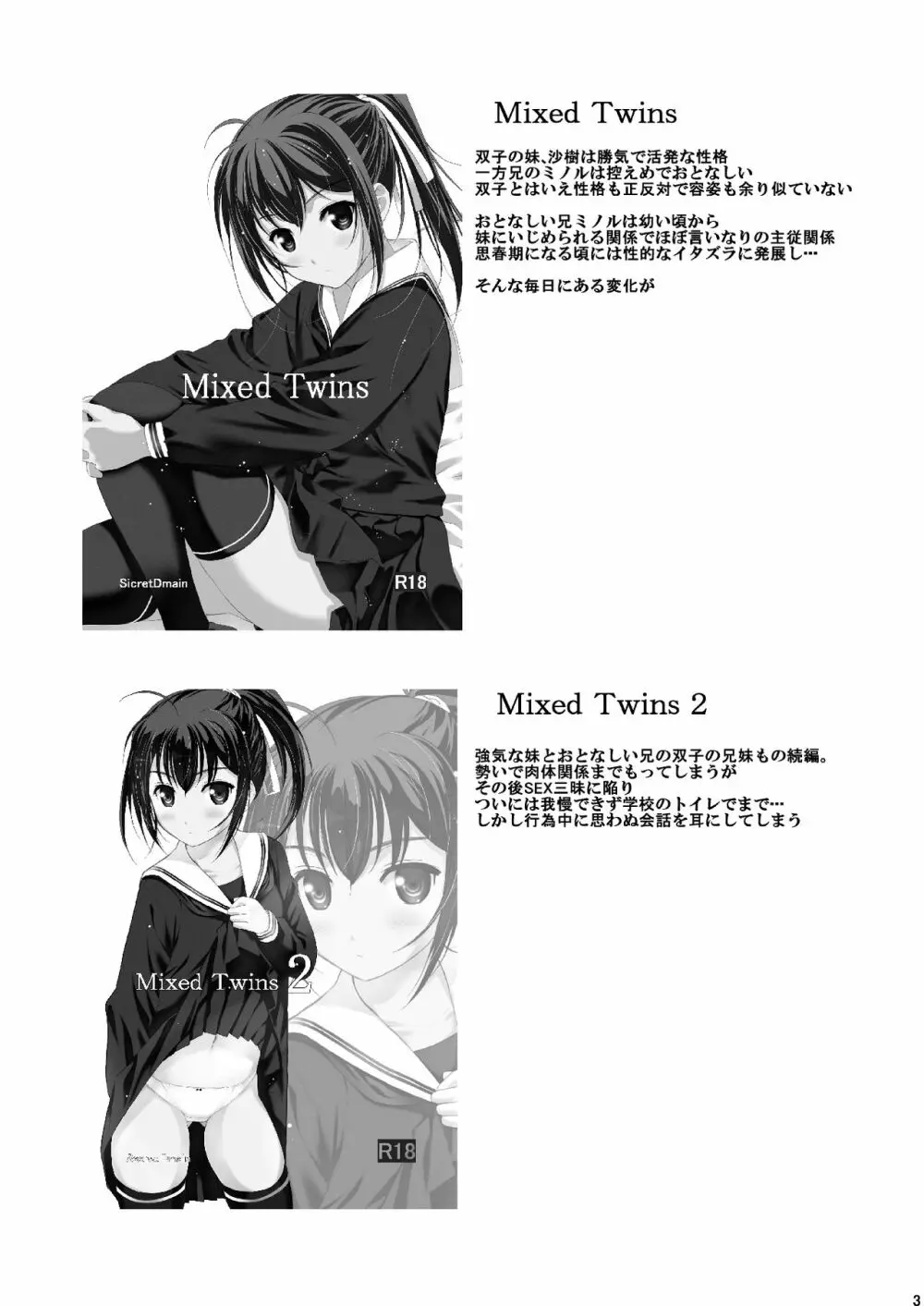 Mixed Twins 3 2ページ