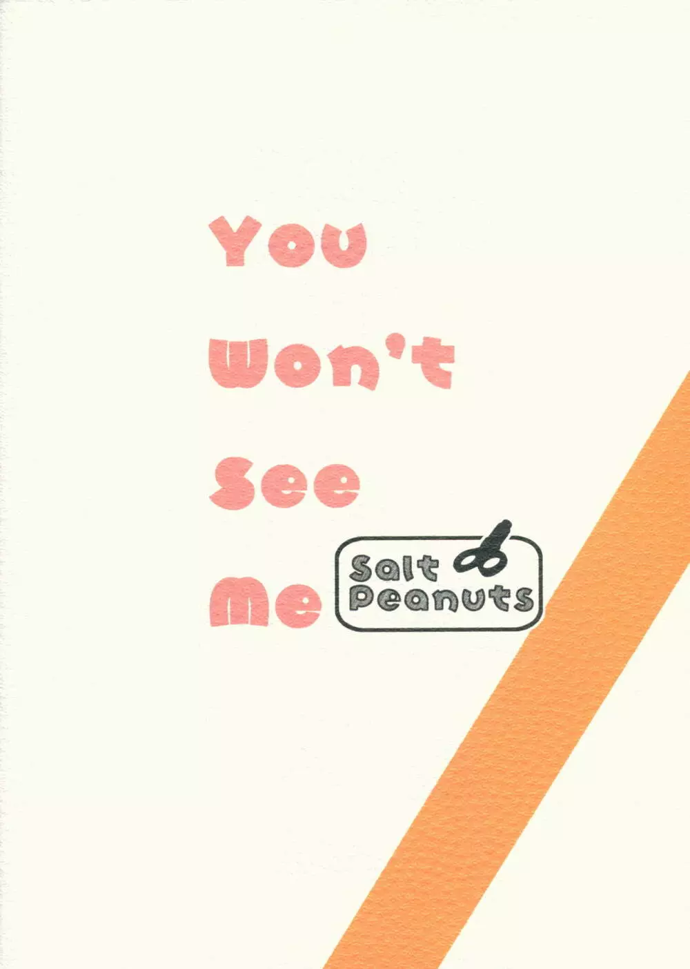 You Won’t See Me 26ページ
