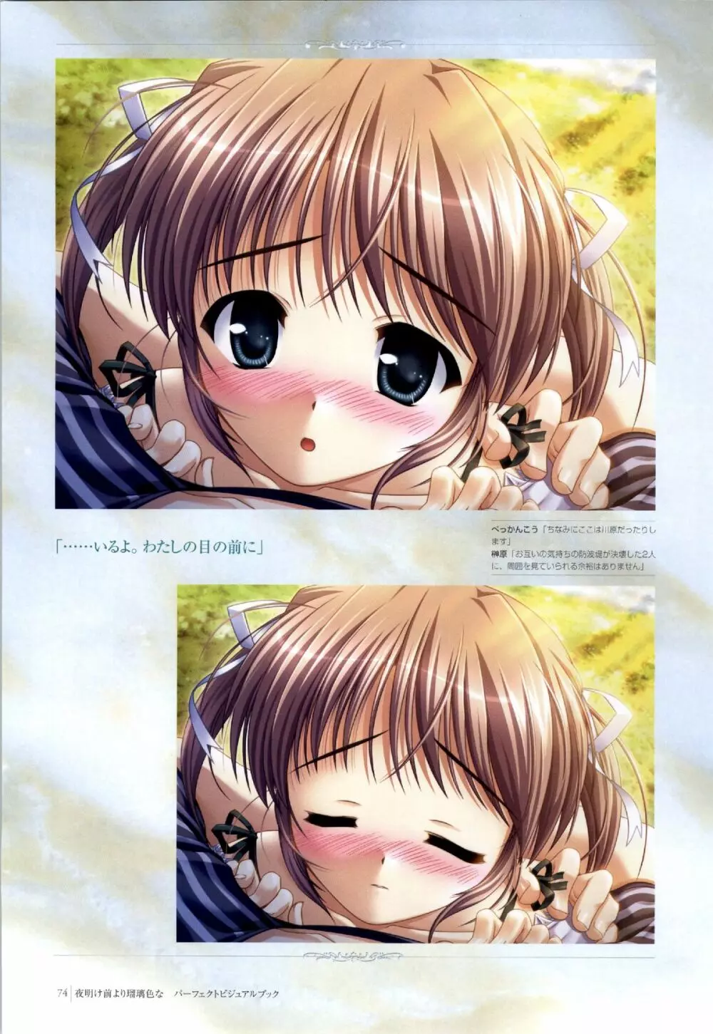 Yoake Mae Yori Ruri Iro Na ( Crescent Love ) Perfect Visual Book 71ページ