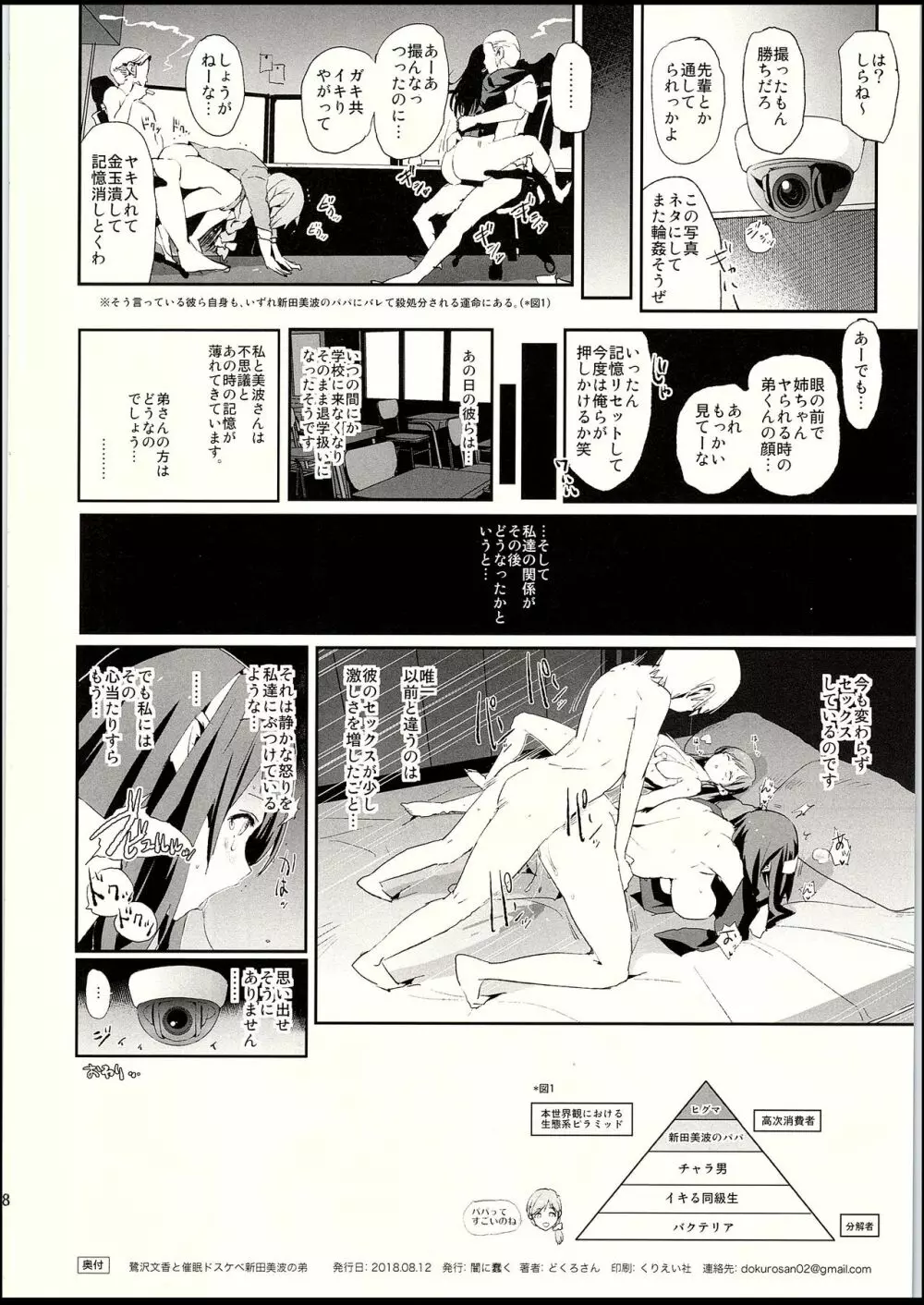 鷺沢文香と催眠ドスケベ新田美波の弟 27ページ