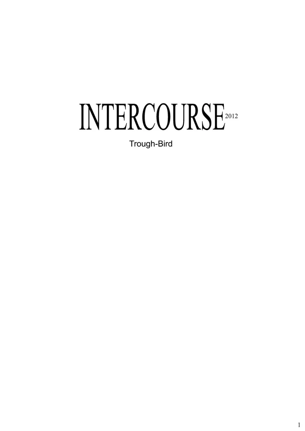 INTERCOURSE 2ページ