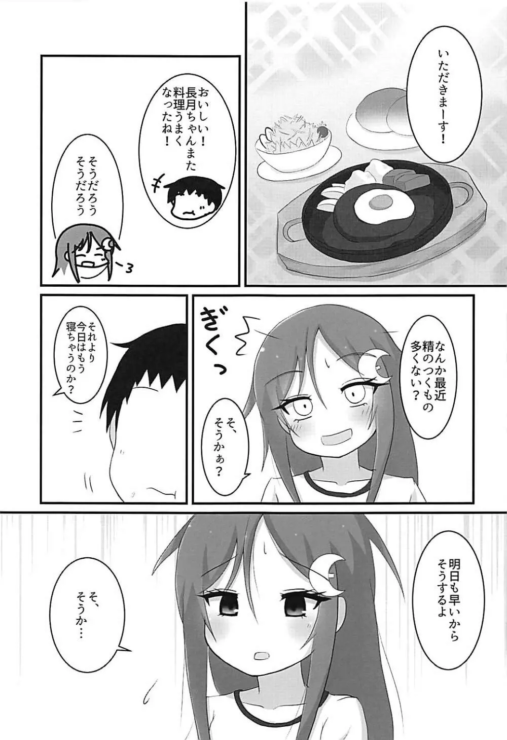 長月ちゃんとえっちなことする本2 4ページ