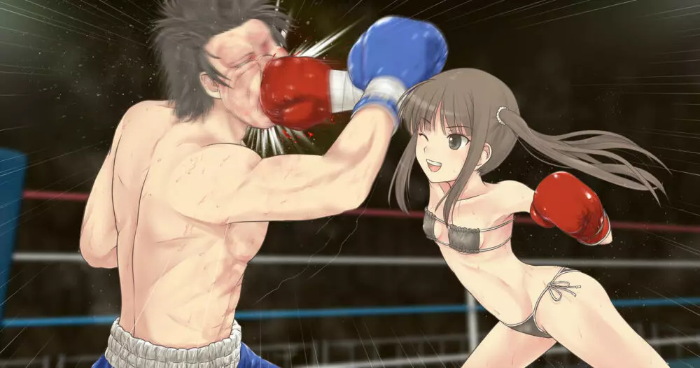 澪ちゃんとボクシング、しよっ♥ side:M 93ページ