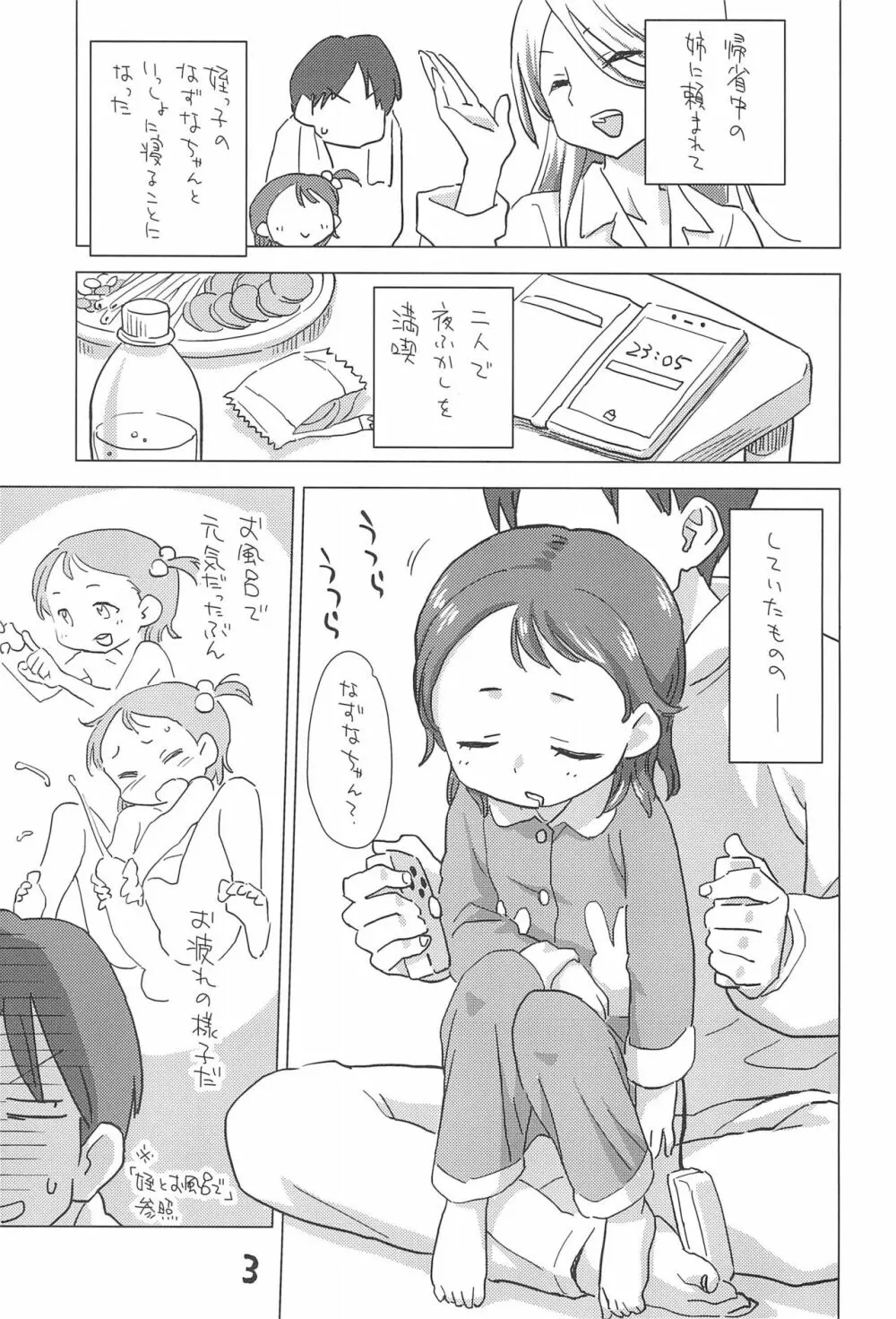 姪と夜ふかし 3ページ