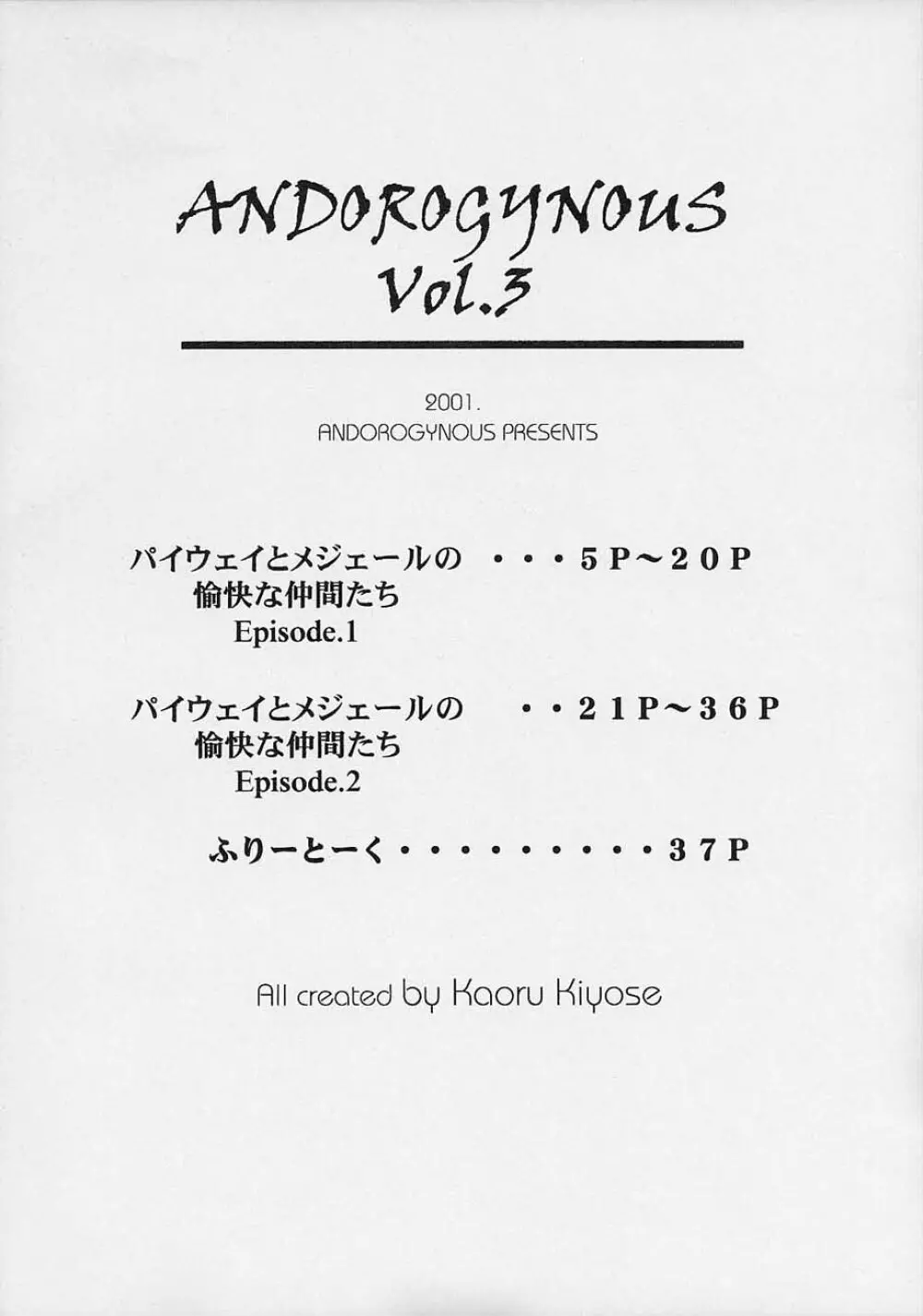 Andorogynous vol.3 3ページ