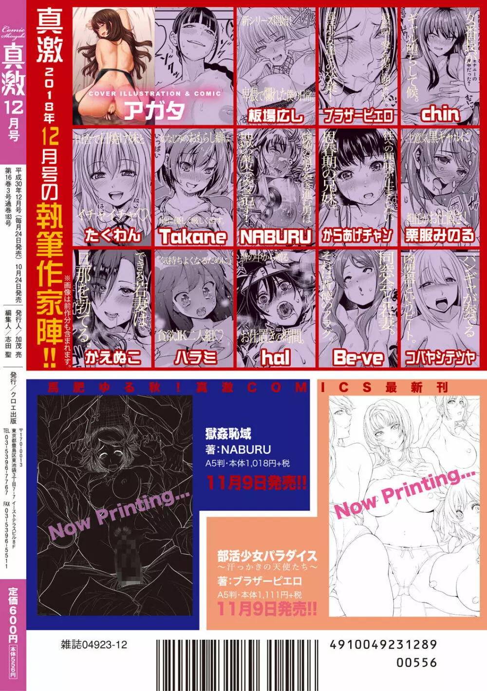 COMIC 真激 2018年12月号 422ページ