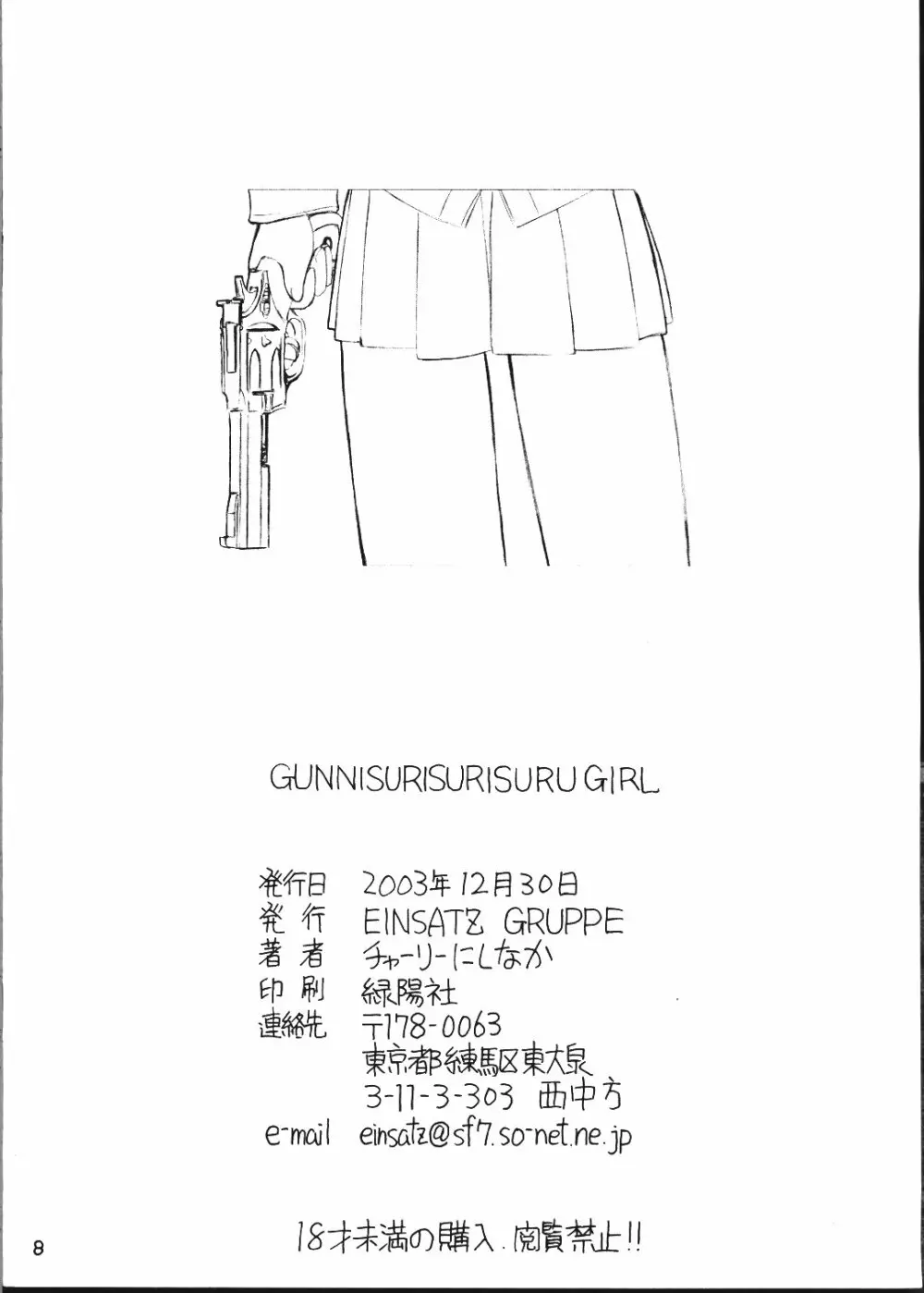 Gunnisurisurisuru Girl 8ページ