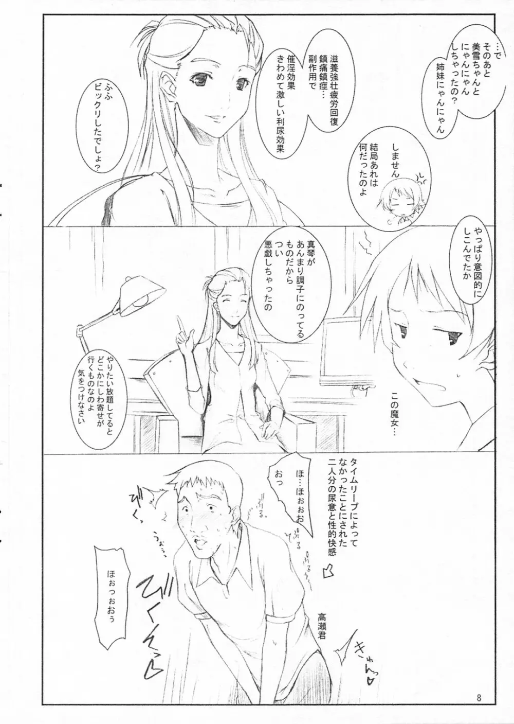美雪さんとお茶会 8ページ