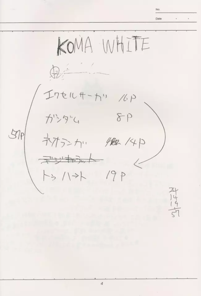 KOMA WHITE {Gundam, NeoRanga, Excel Saga, To Heart} 3ページ
