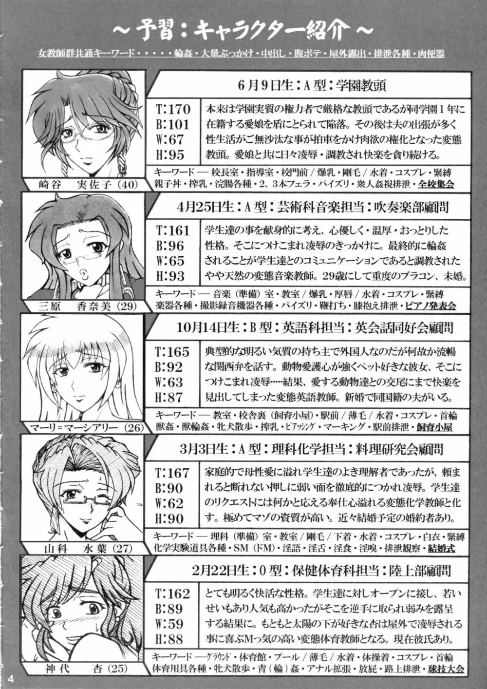 女教師群凌辱艶痴態 I season 3ページ