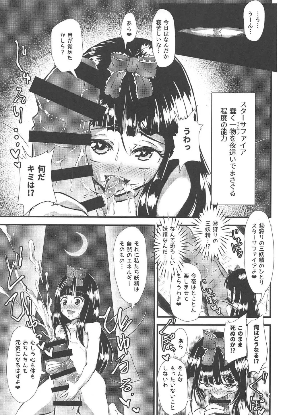 幻想郷エロ能力化異変V 妖精大乱交 4ページ