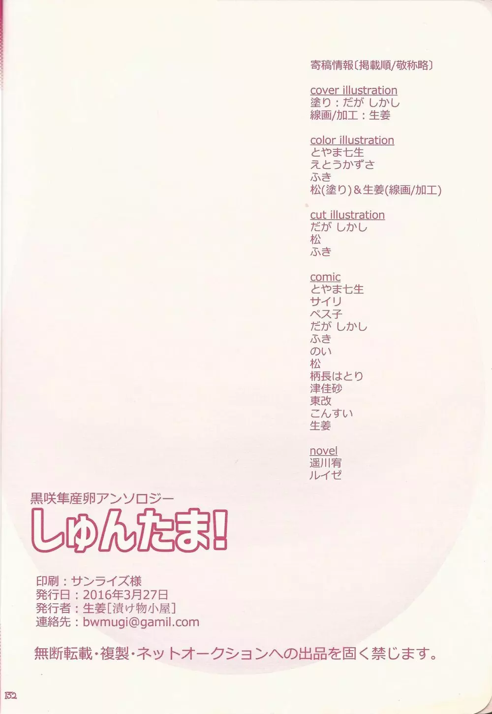 黒咲隼産卵アンソロジー しゅんたま! 106ページ