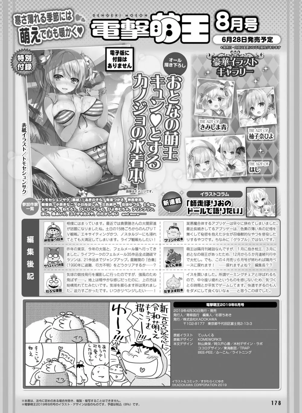 電撃萌王 2019年6月号 166ページ