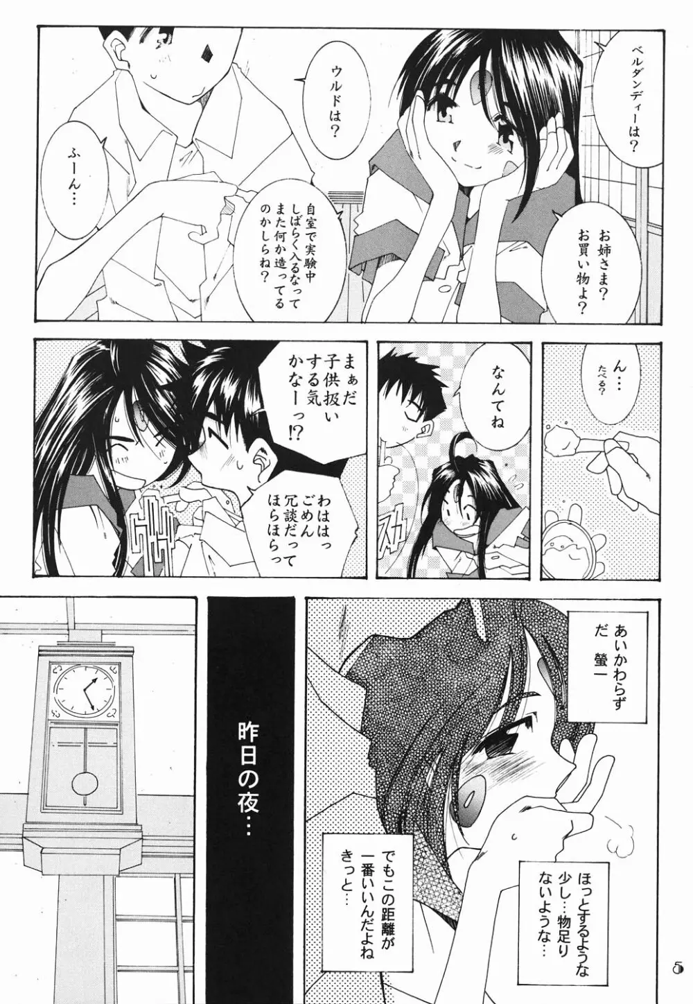 (C61) [RPGカンパニー2 (遠海はるか)] Candy Bell – Ah! My Goddess Outside-Story (ああっ女神さまっ) 4ページ