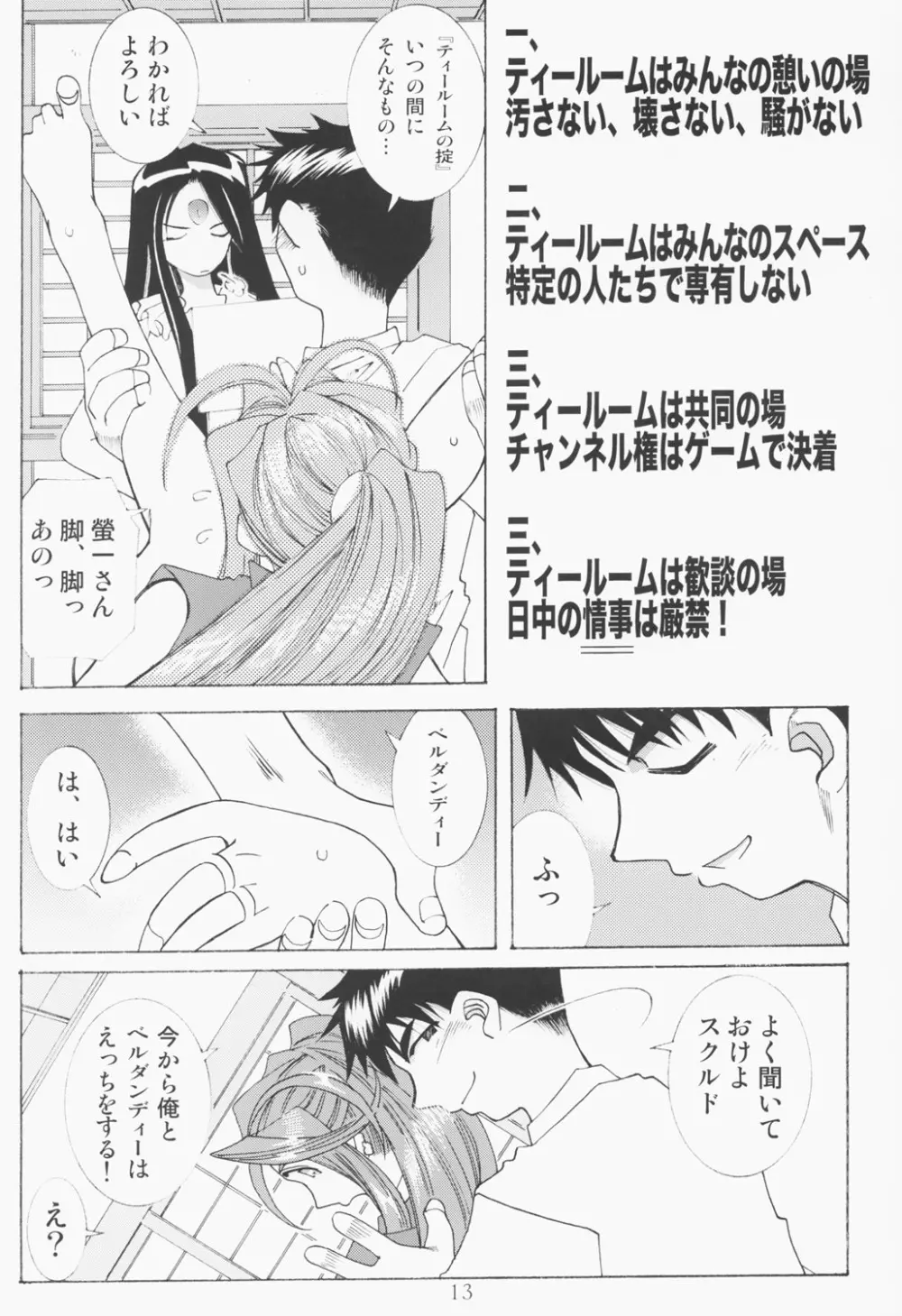 (C63) [RPGカンパニー2 (遠海はるか)] Candy Bell – Ah! My Goddess Outside-Story 2 (ああっ女神さまっ) 12ページ