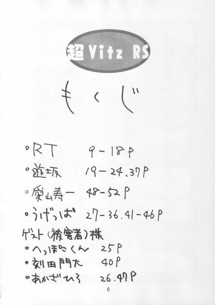 超 Vitz RS 7ページ