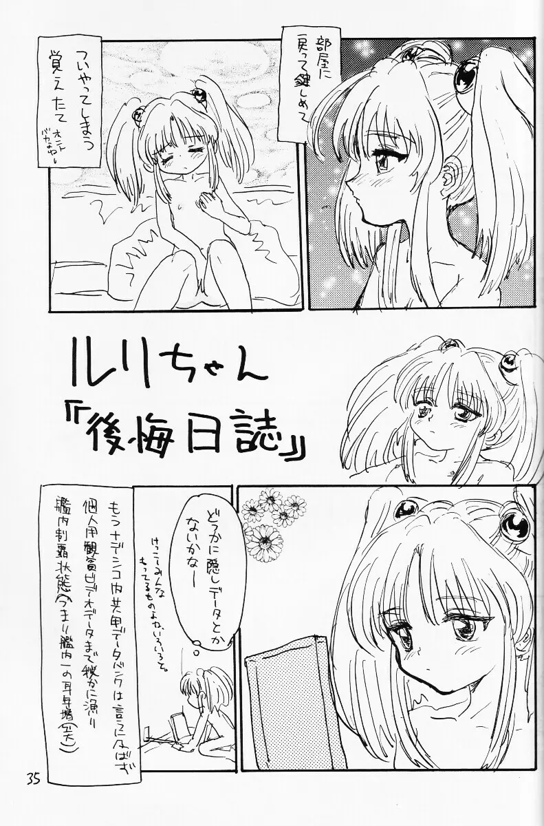 バカって言ってルリちゃん 34ページ