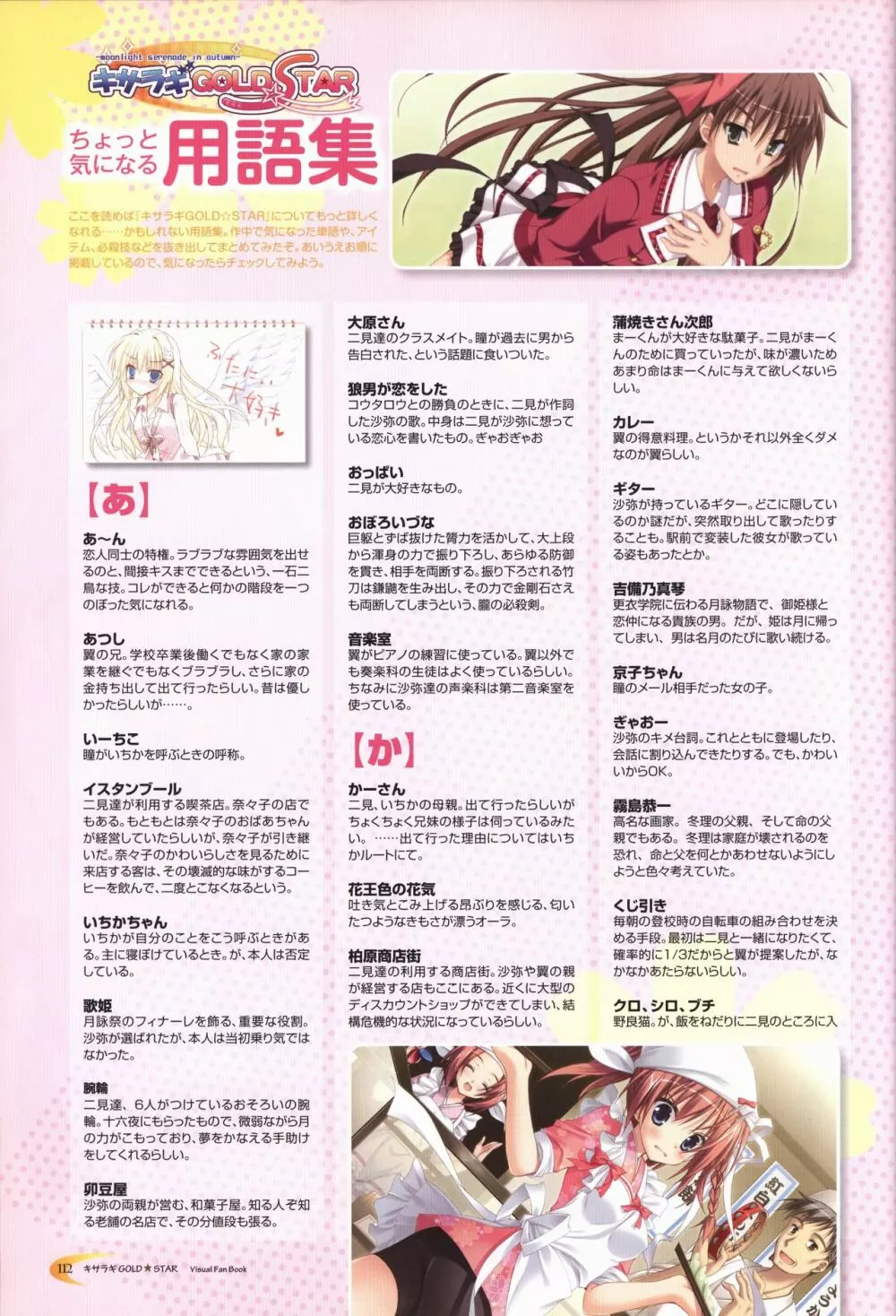キサラギGOLD☆STAR ビジュアルファンブック 113ページ