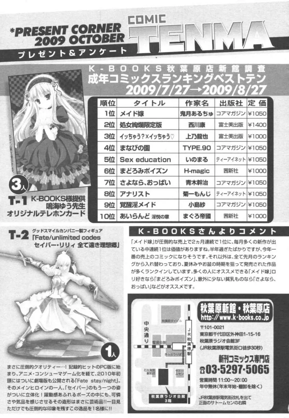 COMIC天魔 コミックテンマ 2009年10月号 VOL.137 427ページ