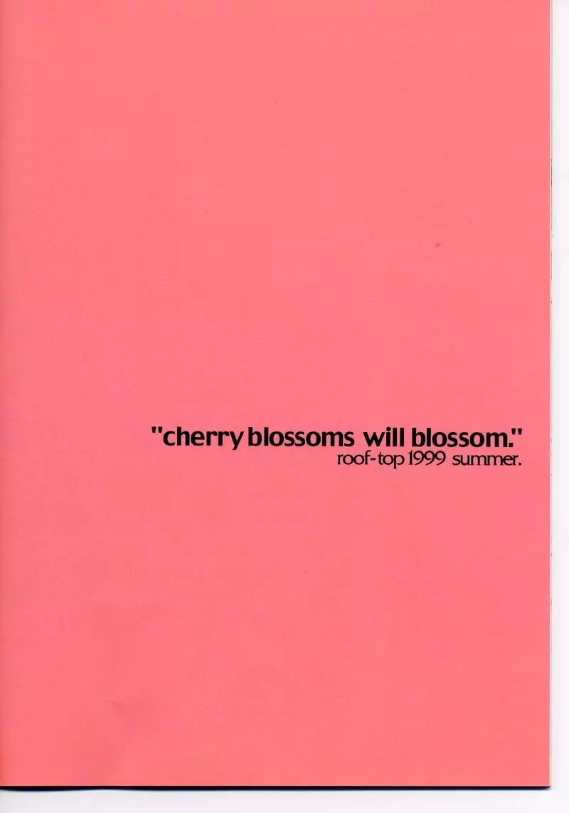 cherryblossoms will blossom. 20ページ