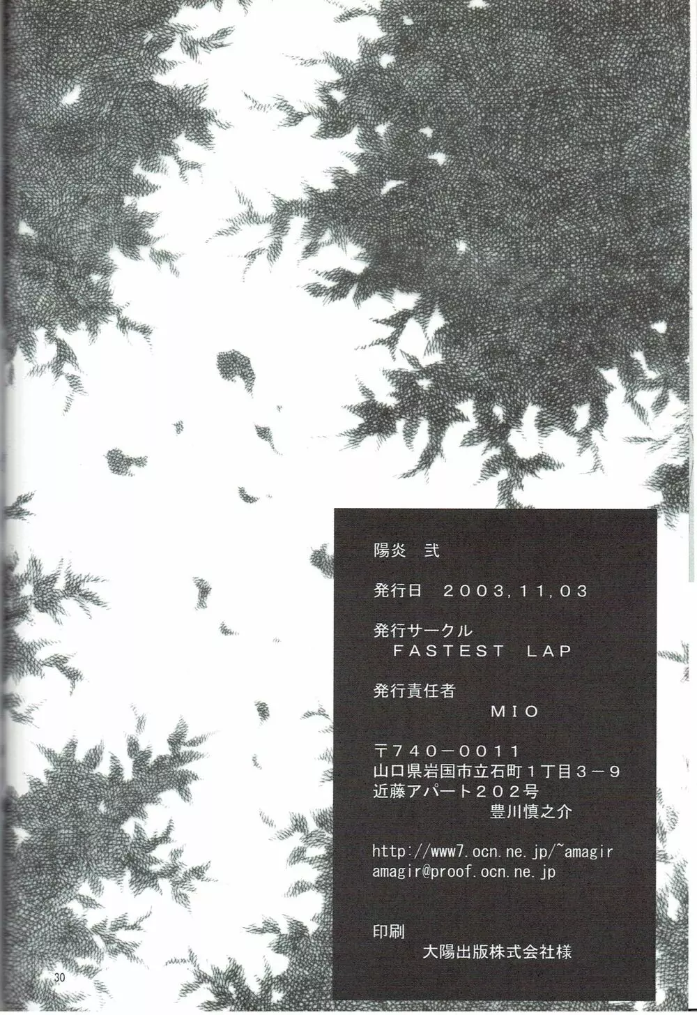 陽炎 弐 29ページ