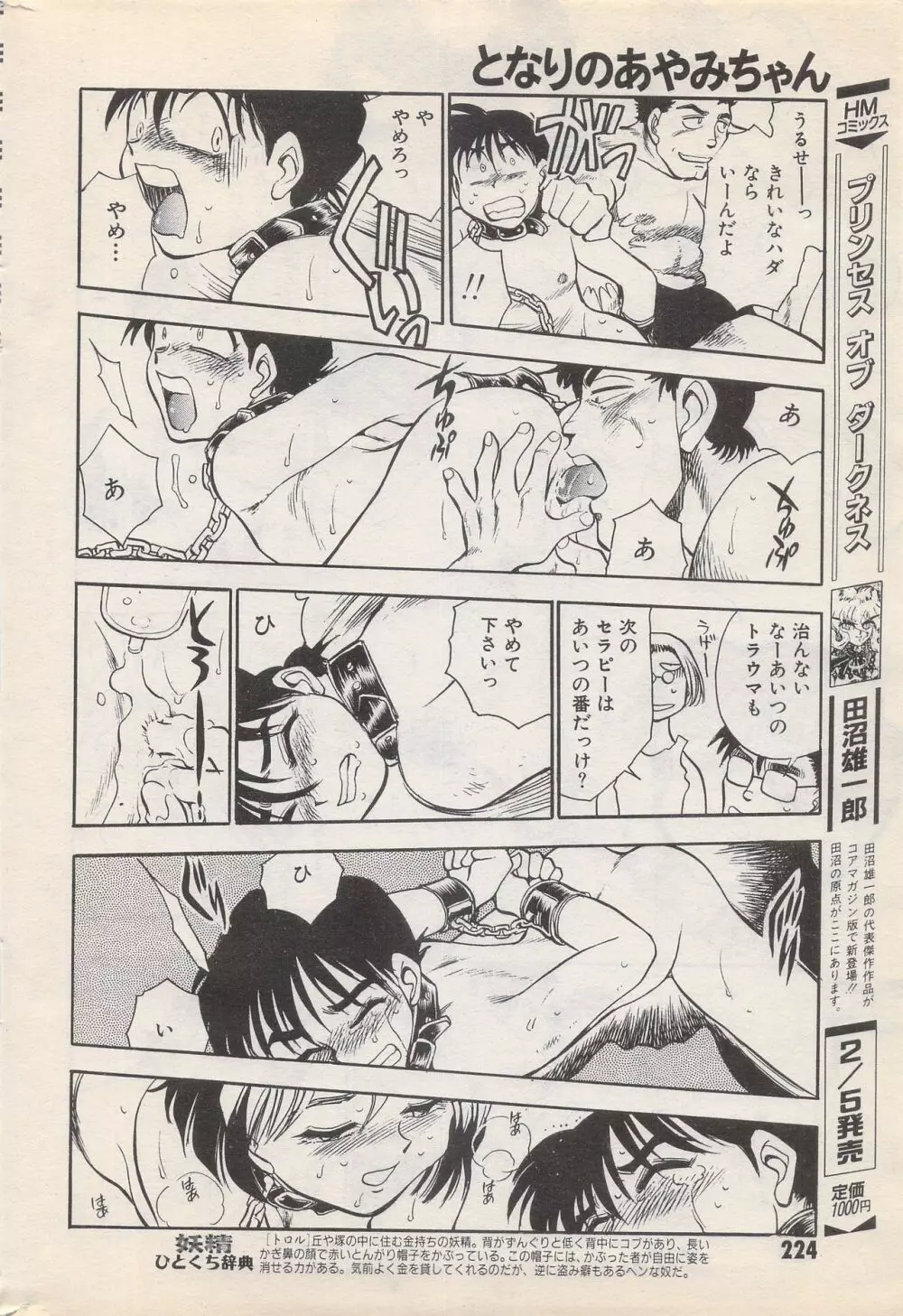 漫画ばんがいち 1996年2月号 224ページ