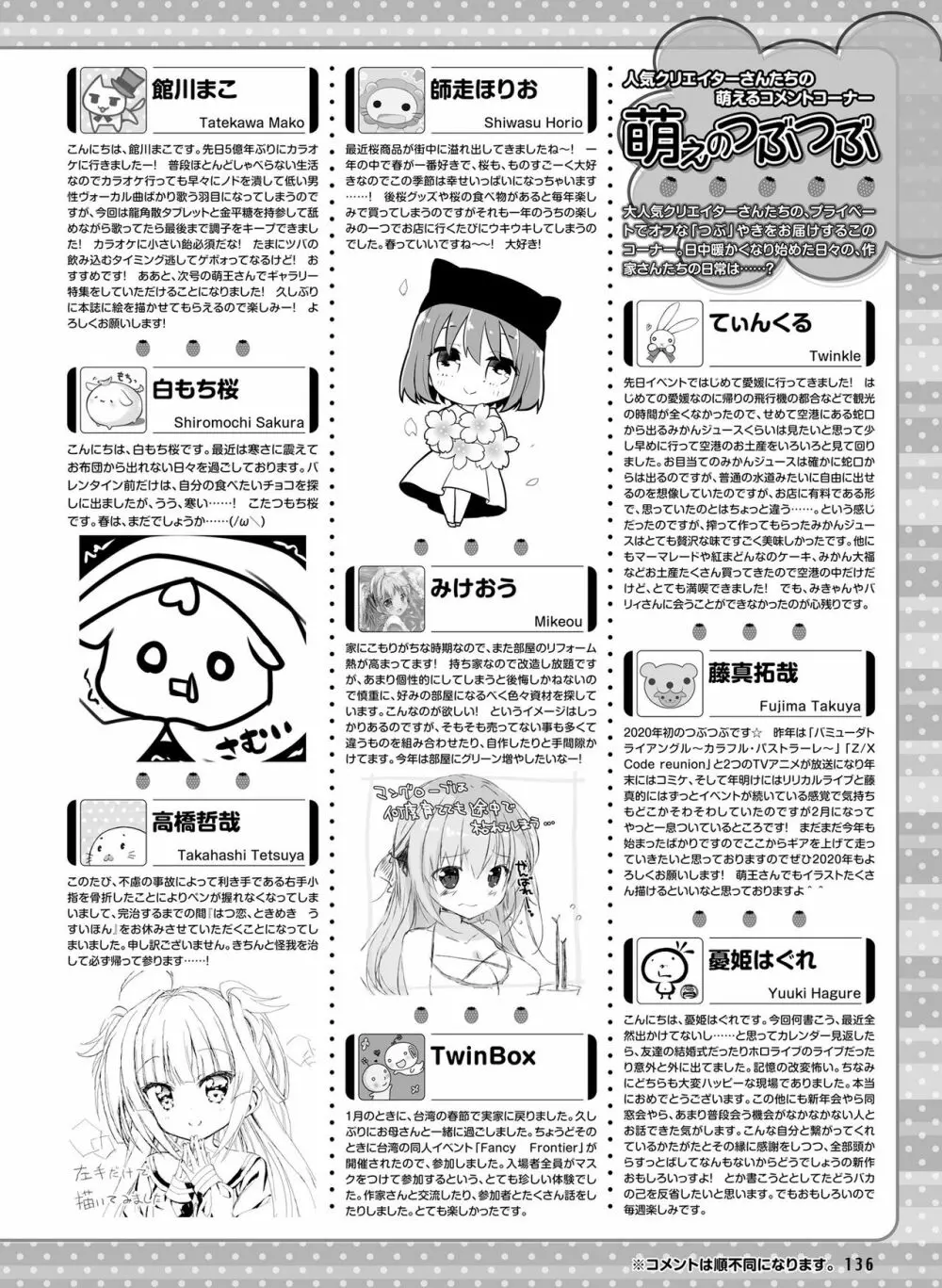 電撃萌王 2020年4月号 122ページ