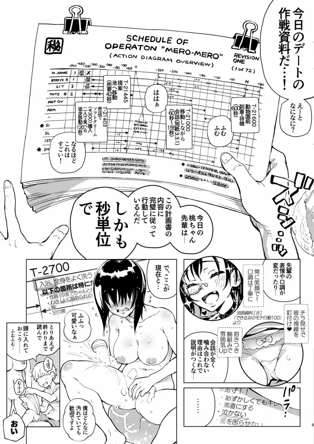 必勝!桃ちゃん先輩のパーフェクト恋愛計画 5ページ