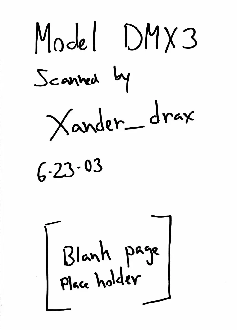 MODEL DX3 2ページ
