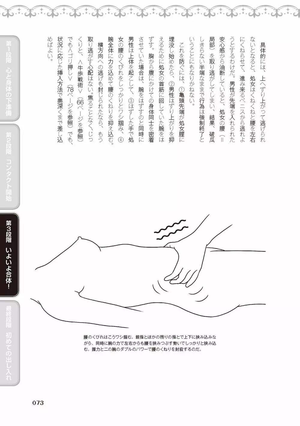処女喪失・ロストヴァージンSEX完全マニュアル イラスト版……初エッチ 75ページ
