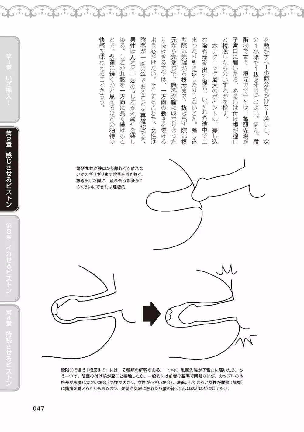 膣挿入＆ピストン運動完全マニュアル イラスト版……ピスとんッ！ 49ページ