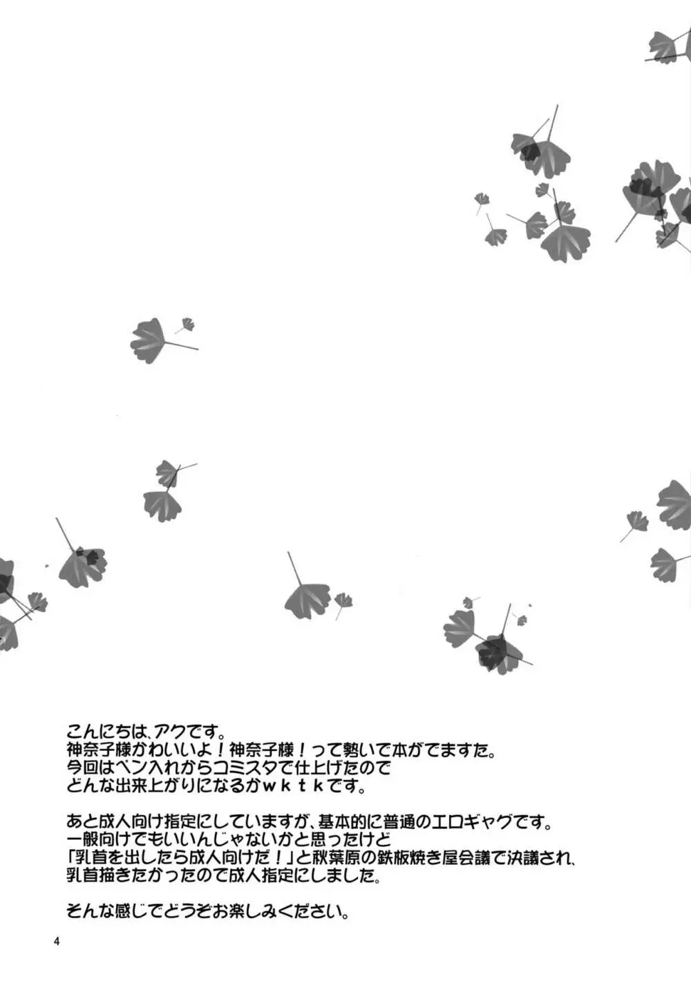 八坂神奈子の受難 3ページ