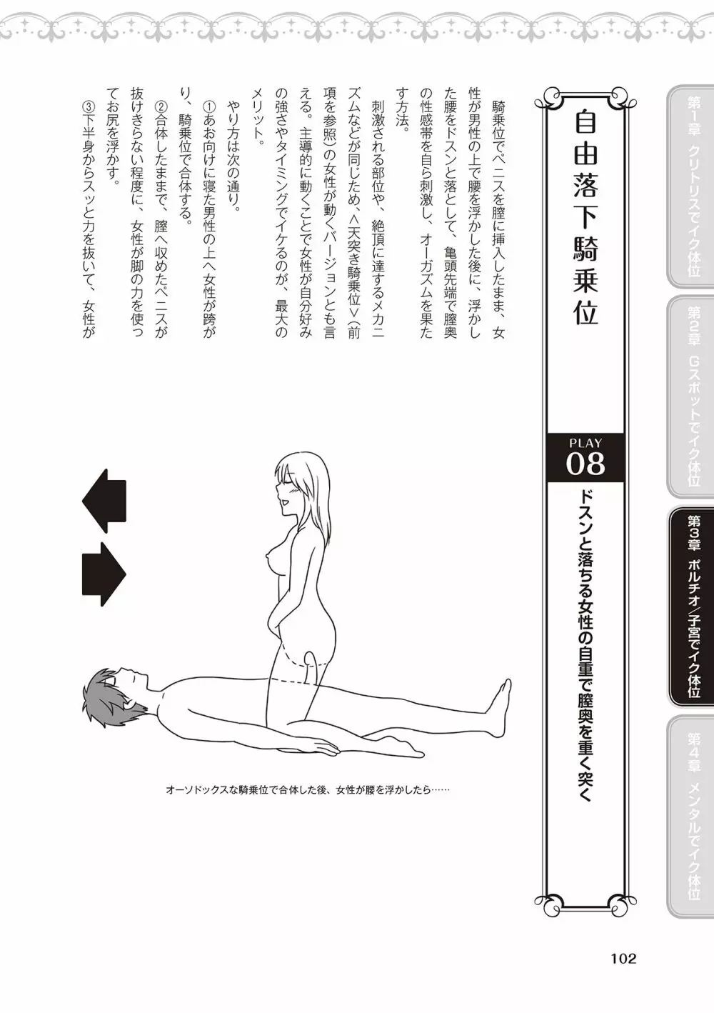 女性が必ずイク体位・オーガズム48手 完全マニュアル イラスト版 ……せくポジ48！ 104ページ