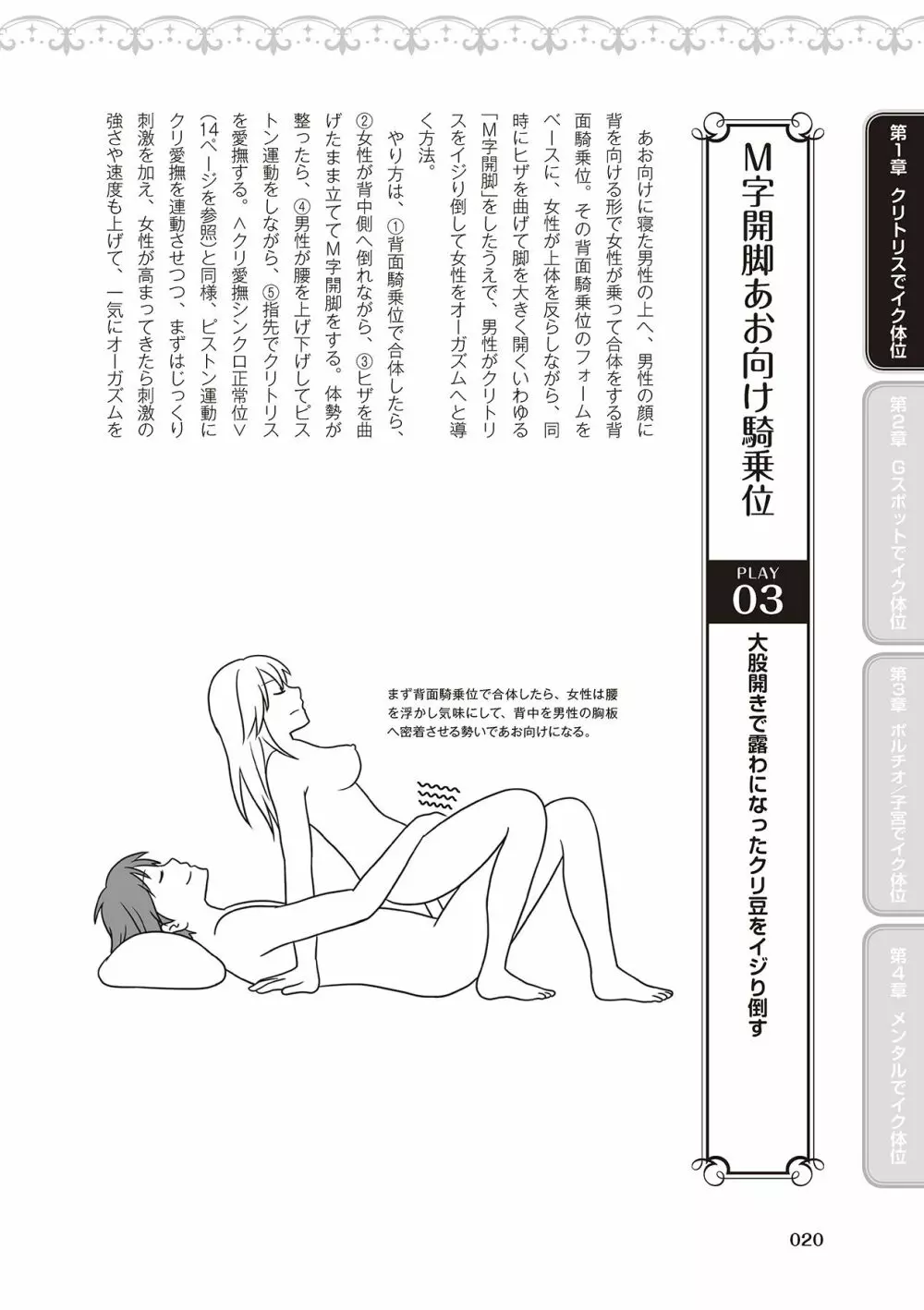 女性が必ずイク体位・オーガズム48手 完全マニュアル イラスト版 ……せくポジ48！ 22ページ