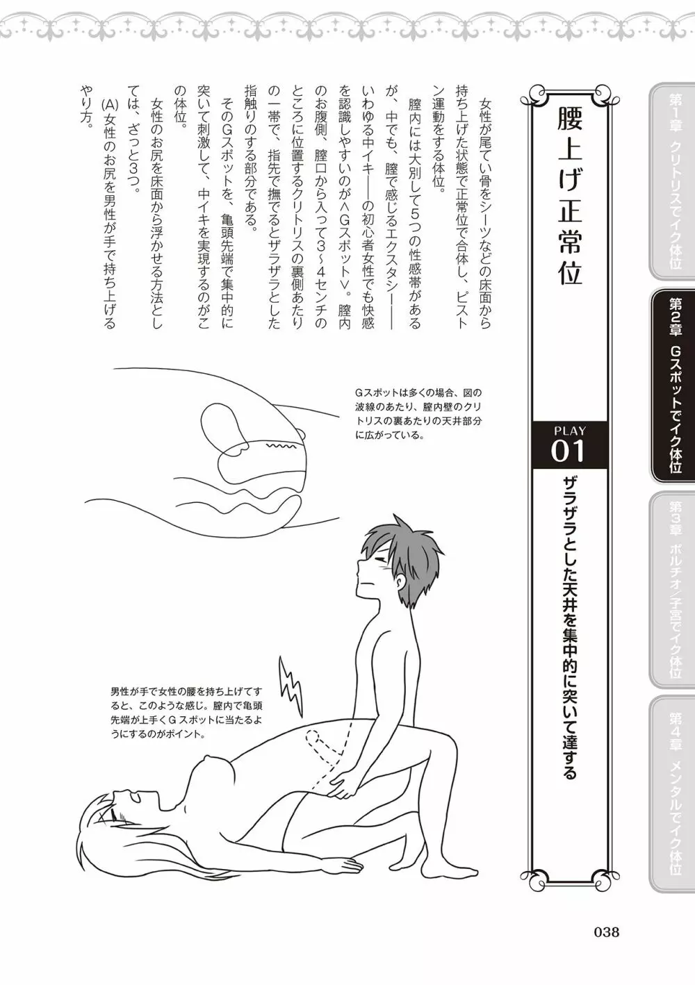 女性が必ずイク体位・オーガズム48手 完全マニュアル イラスト版 ……せくポジ48！ 40ページ