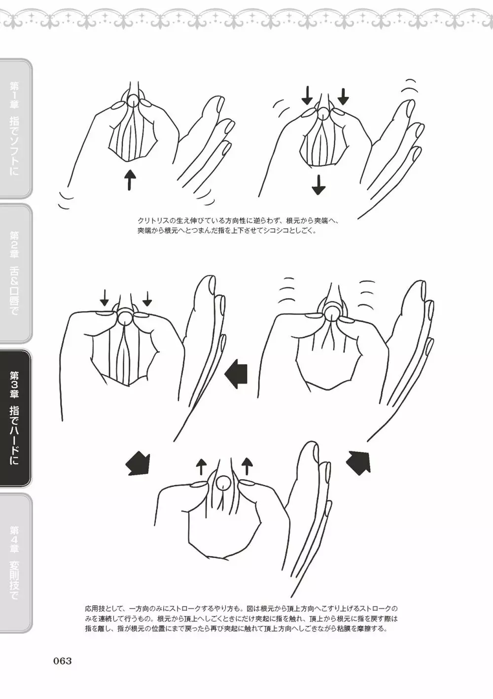 陰核愛撫・クリイキ完全マニュアル イラスト版……らぶクリ！ 65ページ