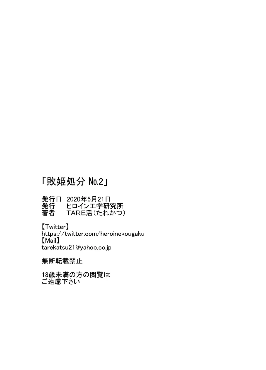 敗姫処分 不知火舞 No.2 62ページ